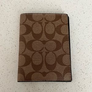 Coach passport holder never used brand new